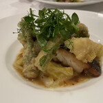 レストラン・サカキ - お魚料理（野菜のフリットが良い）