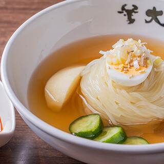 バランスのとれたコース◆本場の盛岡冷麺と自家製デザートも