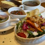 赤いトタン屋根の猫 - 