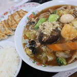 餃子の王将 - 五目あんかけラーメン フェアセットＢ＋餃子３個