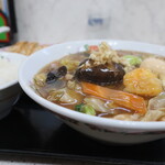 餃子の王将 - 五目あんかけラーメン フェアセットＢ＋餃子３個