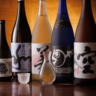 【鰻と相性抜群】地元産を中心とした日本酒や、ワインが豊富