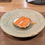 La Stalla - 自家製のカラスミとモッツァレッラ。これずっと食いたいんだわ