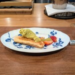 La Stalla - ピスタチオのティラミス仕立て。年末に家にこれがあったらそら幸せよ。作る方は大変だわな