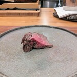 La Stalla - ウェルダンの部分はかなりボソボソになってます。サシのお肉だとこうなるのかな。こういう部位はあえて頼まなきゃお代わりでも出してくれませんよ