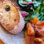 ベジバル チバットリア - 秋野菜のカポナータ＆バゲット✨