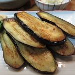 つくし - ナスのバター焼2014/05