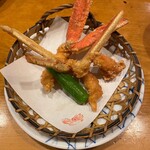 かに道楽 - かに唐揚げ