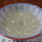 日の出 - 2014.05　蛤エキスたっぷりの出汁でいただく葛切り