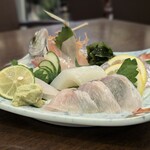 旬魚菜 しら川 - お刺身盛り合わせ