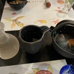 郷土料理ともん - 三種飲み比べ（高千代、澤乃井、天覧山）