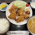 館の丸食堂 - 唐揚げ定食
