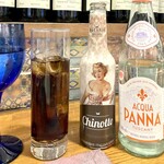 リストランテ ダ ニーノ - Chinotto siciliano シチリア産キノット¥1,200 と、トスカーナの水¥900