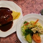 オムライスセット1000円(2014/02)