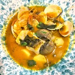 リストランテ ダ ニーノ - ブイヤベースですがイタリア語でシチリア風ギヨッタ