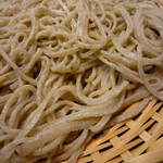 志美津や - 粗挽きせいろ　ズームアップ