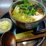 志美津や - 山菜わかめ（田舎そば）