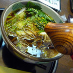 志美津や - 七味投入して啜る