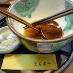 志美津や - 山菜わかめ（田舎そば）完食