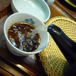 志美津や - 蕎麦湯