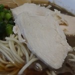 自家製麺 佐藤 - 煮干中華のアップ