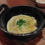 べんがら酒場 - 黄ニラたまごとじ