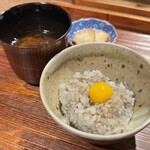 薪鳥新神戸 - そぼろご飯(2杯目)