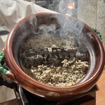 薪鳥新神戸 - そぼろご飯