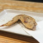 あかくら - ■手羽先塩焼き一本 ￥250