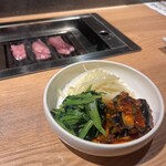 焼肉 グルマンズいとう - ナムル(3種盛り)(じゃがいも・春菊・ナス)