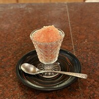 京都 天ぷら圓堂 岡ざき邸 - デザートには意外にもグラニテでサッパリ