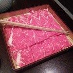 しゃぶ禅 和楽 - 牛しゃぶのお肉　3780円コース