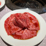 名物生タン焼肉エクボ - 薄切り上ロース