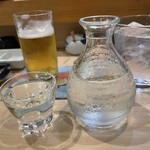 天ぷら　安住 - 伯楽星