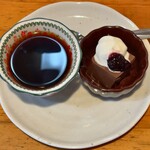 食工房 極 - 食後のデザートとコーヒー