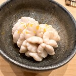鮨 しゅん輔 - 真鱈の白子、通称タチの三杯酢