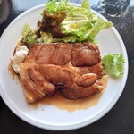 Steak&Wine Vabene Forte店 - 令和6年12月 ランチタイム(11:00〜15:00)
                        肉厚！！トンテキランチ 税込990円
                        トンテキ180g、自家製コールスロー、ご飯、みそ汁付