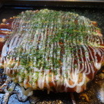 Okonomiyaki Teppanyaki Hitokuchi - おいしそうにできました!(^^)!