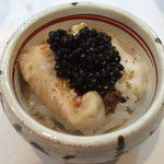 寿司栄 - 和河豚の白子リゾットキャビア添え