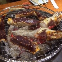 かに道楽 銀座八丁目店 - タラバかに炭焼き