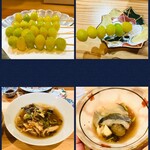 馳走 ひろ - 銀杏の素揚げをお塩にて✨下は、白キクラゲ入りサワラのキノコ餡掛け✨