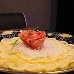 焼肉あをゐ - 近江牛タンのシャトーブリアン
                                特上タン