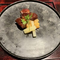 新中国料理HARAKAWA 北新地店 - チャーシュー 柿ソース