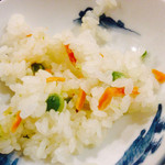 広尾 一会 - うすい豆とくちこの炊き込みご飯