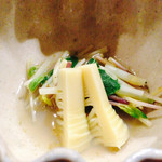 広尾 一会 - 春野菜 蛤の治部煮