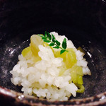 広尾 一会 - フキともち米