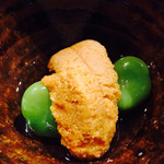 広尾 一会 - 2014/05 空豆と雲丹