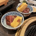 SATOブリアン - ブリメシ+サービス卵焼き