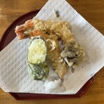 蕎麦処 丸花 - 2024.12.07 (土)    上天ざる　1500円（税込）