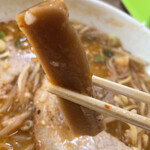 自家製麺 麺屋 虎治 - メンマ太い！